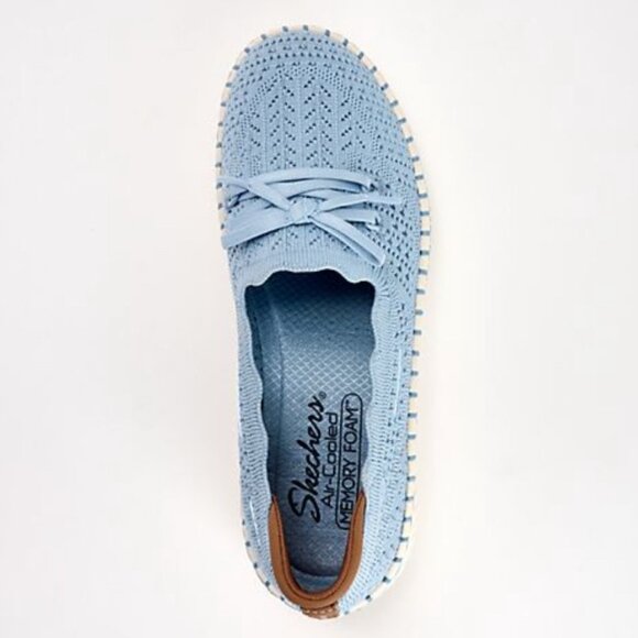 Skechers Wilshire Blvd Scalloped Knit Loafers - Knit Sail - Picture 4 of 5